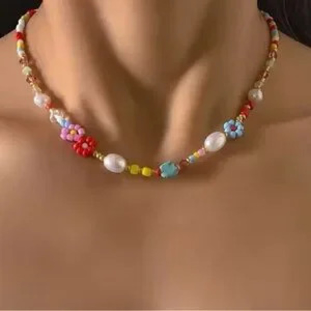 Gorgeous Handmade Beaded Boho Choker?Necklace
